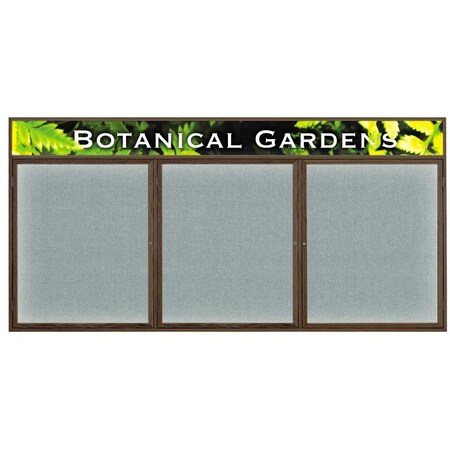 United Visual Products Open Faced Traditional Corkboard, 48x36" UV642A-BRONZE-APRICOT